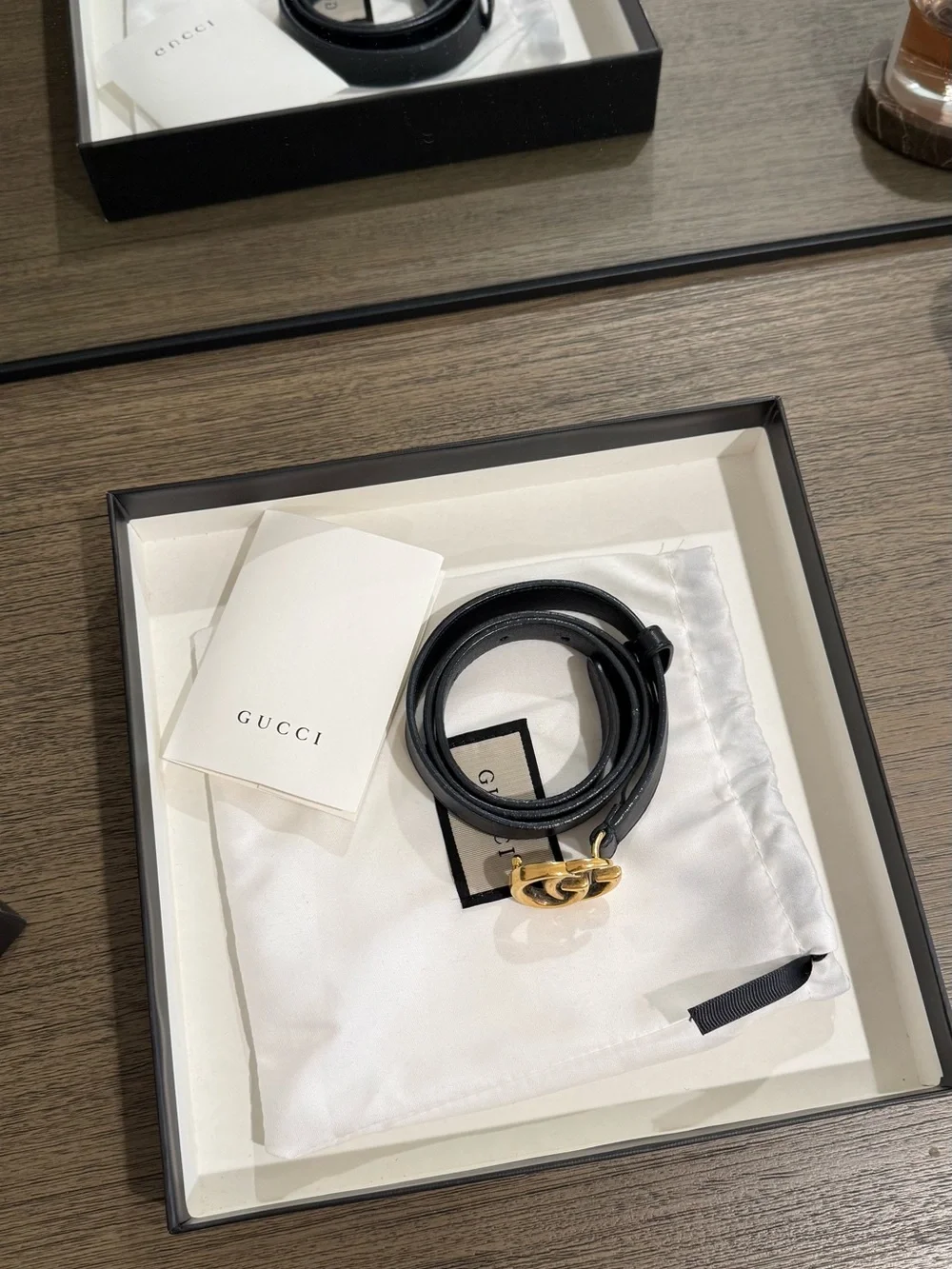 Gucci GG Marmont thin belt